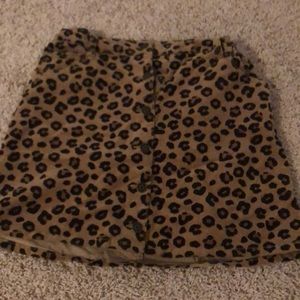 COPY - Cat & Jack cheetah print skirt